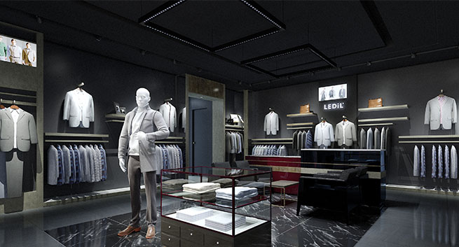 APPLICATION EXAMPLE Retail lighting with DAISY 001