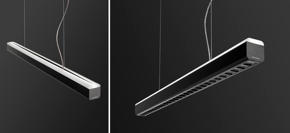 LEDiL CASE BEA luminaire from Makris using LEDiL DAISY optics