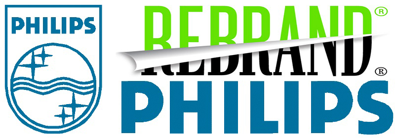 philips logo rebrend